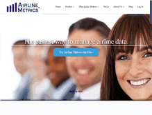 Tablet Screenshot of airlinemetrics.com